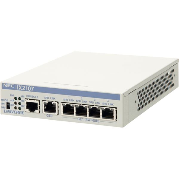 NEC 5年無償保証 VPN対応高速アクセスルータ UNIVERGE IX2107 BI000118