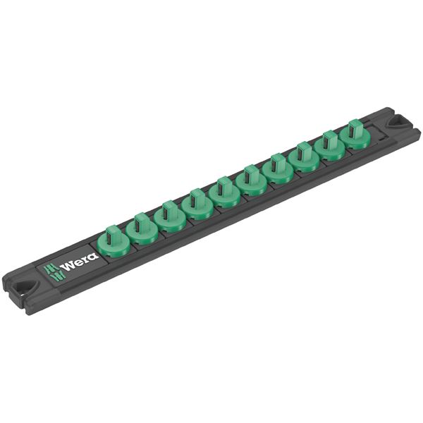 WERA ヴェラ 10個用 1/4DR ソケット収納 マグネットレール 136420 工具 ツール DIY 作業工具 道具