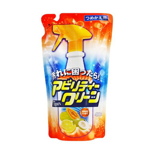 (まとめ)友和 Tipos アビリティークリーン詰替 400ml 1個【×10セット】 (まとめ)友和 Tipos アビリティークリーン詰替 400ml 1個【×10セット】