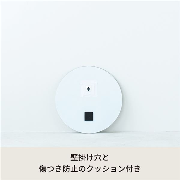 ワールドデポのONEミラーサークル40 ノンフレーム 鏡 姿見 高級感 壁掛け 韓国インテリア丸型 玄関 トイレ 洗面 オーバル ウォールミラー NK-400｜アングル3