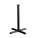 【送料無料】【脚のみ】 カフェテーブル用1本脚セット 約高さ69.5cm ブラック 組立品【代引不可】