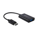 【送料無料】StarTech.com DisplayPort-VGA変換アダプタ ブラック DP2VGAA 1個