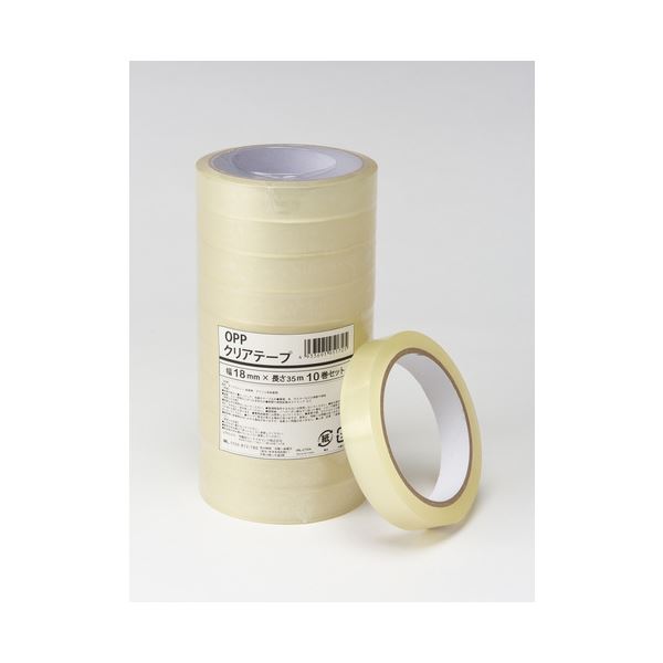 【送料無料】【まとめ】 伊藤忠リーテイルリンク OPPクリアテープ18mm×35m 10巻 IRL-CT04 【×5セット】