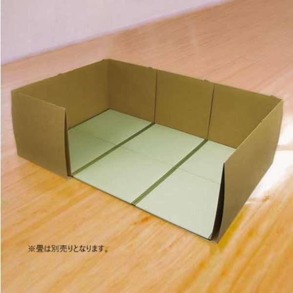 防災・避難所用 KLASS 段ボール間仕切りそくさい（10枚入） TC19032 組立式 畳別売り