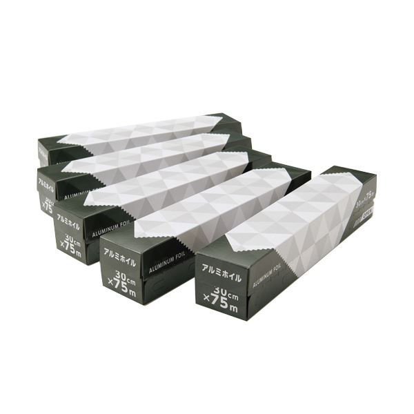 【送料無料】TANOSEE 業務用アルミホイル30cm×75m 1セット(5本)