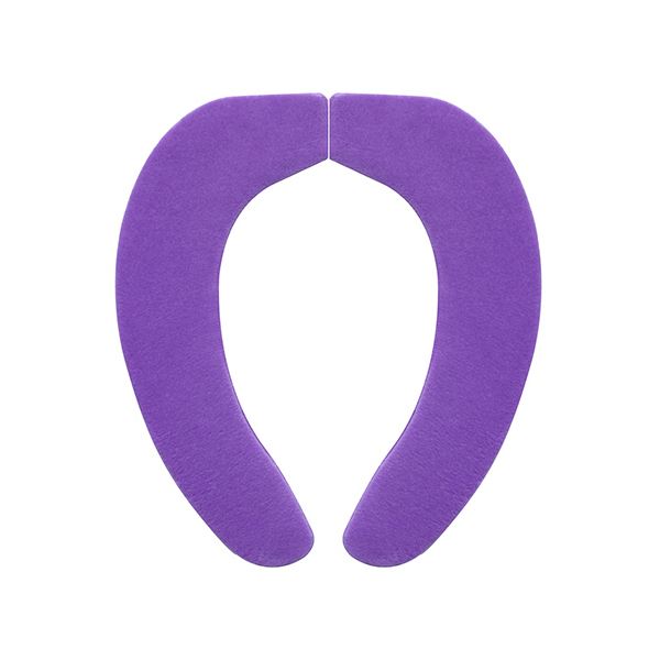 （まとめ） サンコーおくだけ吸着 HOKAテックベンザシート バイオレット KF-68 1組 【×5セット】