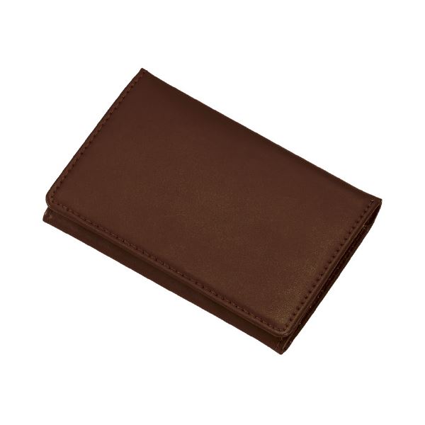 レイメイ藤井 ジョッター式名刺入 GLN1055C 革製ブラウン