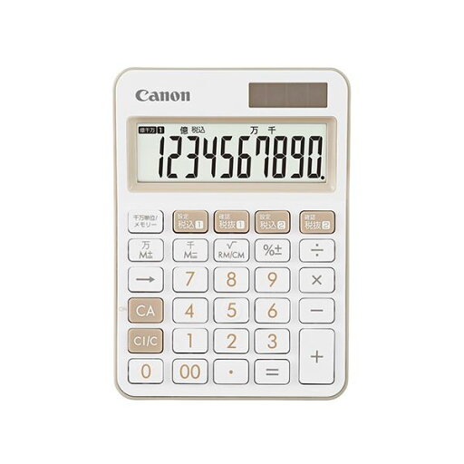キヤノン カラフル電卓 LS-105WUC-IV アイボリー キヤノン カラフル電卓 LS-105WUC-IV アイボリー