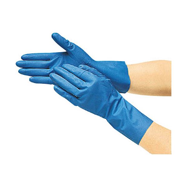 〔まとめ〕 TRUSCO 耐油耐溶剤 ニトリル薄手手袋 Mサイズ DPM2363-10P 1パック(10双) 〔×3セット〕 使い捨て手袋