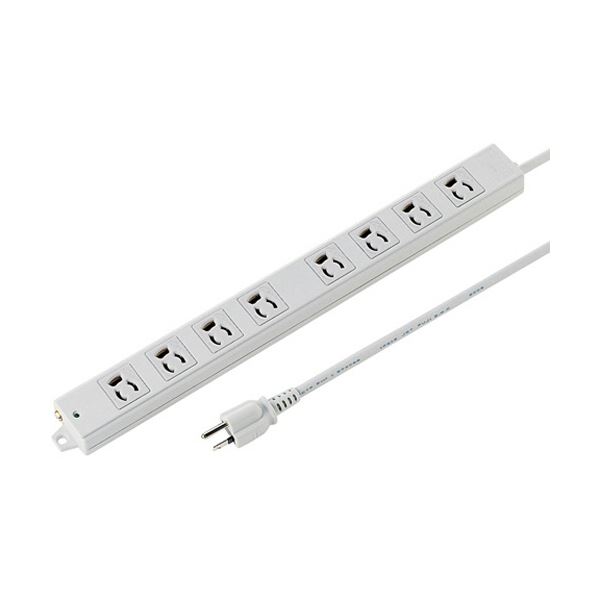 【送料無料】（まとめ）サンワサプライ 工事物件タップ 3P・8個口 5m TAP-KS8-5 1個【×5セット】