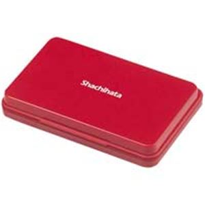 シヤチハタ スタンプ台 HGN-2-R 中形 赤 10個