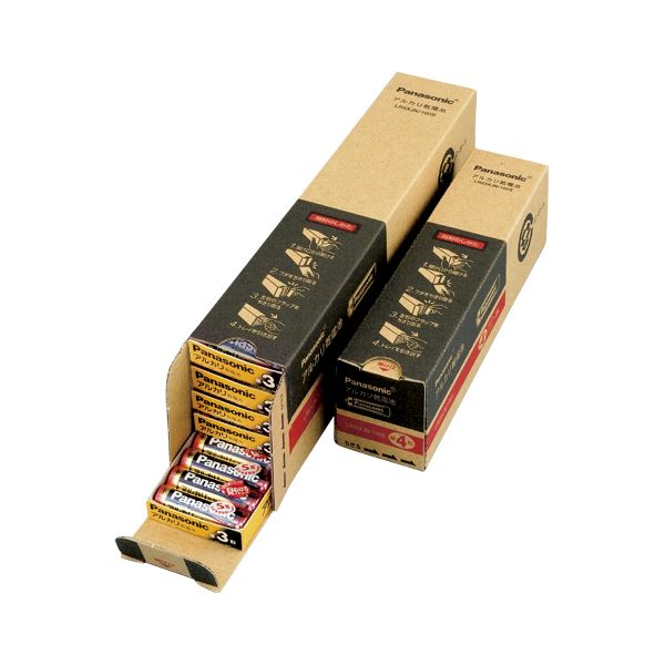 Panasonic(パナソニック) アルカリ乾電池 Panasonic(パナソニック)アルカリ（金） オフィス電池 LR6XJN／100S 100本(2)