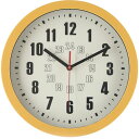 【送料無料】壁掛け時計 掛け時計 約直径300mm マスタード カイラ リビング ダイニング ベッドルーム 寝室 インテリア家具【代引不可】