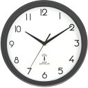 【送料無料】壁掛け時計 掛け時計 約直径270mm ブラック 電波掛時計 カペラ リビング ダイニング ベッドルーム 寝室 インテリア家具【代引不可】