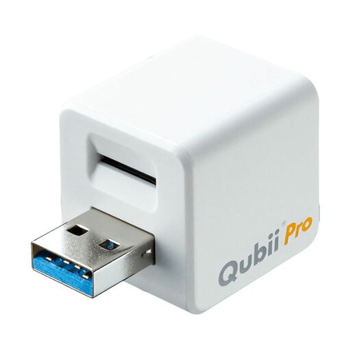 サンワダイレクトバックアップ用カードリーダー Qubii Pro ホワイト 400-ADRIP011W 1個 サンワダイレクトバックアップ用カードリーダー Qubii Pro ホワイト 400-ADRIP011W 1個