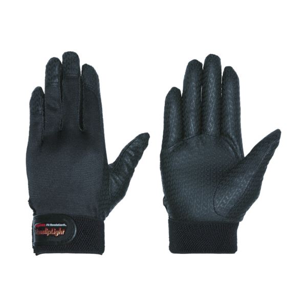 ペンギンエースジャパン ノンスリップライト Pパターンマジック 3L ブラック PA-9200-3L 1双 使い捨て..