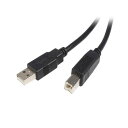 【送料無料】(まとめ) StarTech.com USB2.0ケーブル 3m Type A(オス)-B(オス) ブラック USB2HAB3M 1本 【×5セット】