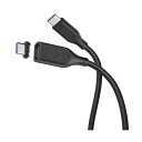 【送料無料】(まとめ) CIO マグネットシリコンケーブル CtoC 100W 2m ブラック CIO-SLMG-CC2-BK 1本 【×2セット】