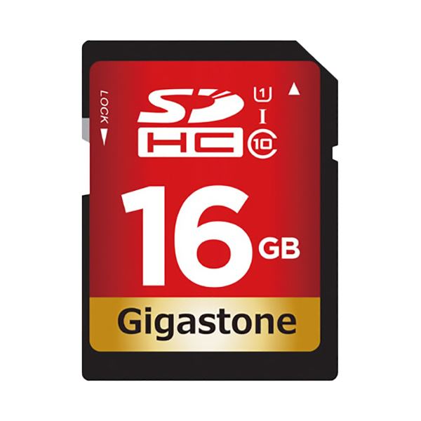 【送料無料】（まとめ）Gigastone SDHCカード 16GB V10 UHS-1 U1 GJSX-16GV1 1枚【×3セット】