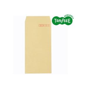 TANOSEE R40クラフト封筒 長3 70g/m2 〒枠あり 業務用パック 1箱(1000枚)