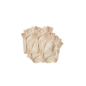 5本指 ソックス 靴下 22〜25cm ベージュ 2足組 綿混素材 日本製 抗菌・防臭 5本指 セパレーター 蒸れ対策 臭い対策