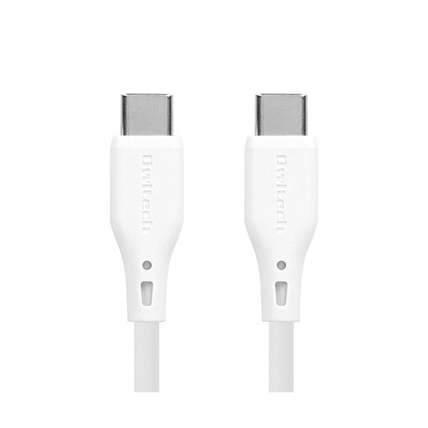 オウルテック Cto C エコナミクスケーブル PD60W ホワイト 1.5m OWL-CBECOCC15-WH 1本