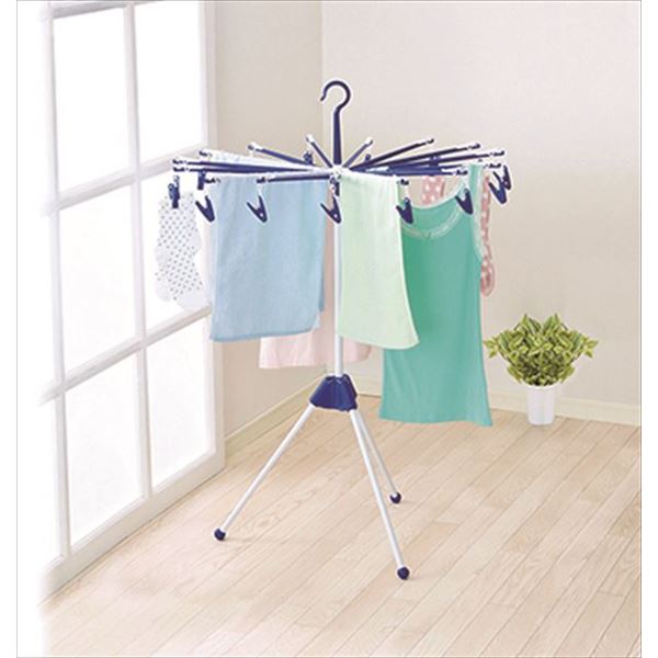 物干しスタンド/物干し金物 【屋内 屋外両用】 直径約810×1170mm 『クリーンドライ・15』 〔ベランダ 庭 テラス〕