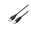 【送料無料】(まとめ)エレコム USB2.0 A-Bケーブル1.0m RoHS指令準拠(10物質) U2C-AB10BK/ID 1本【×3セット】(2)