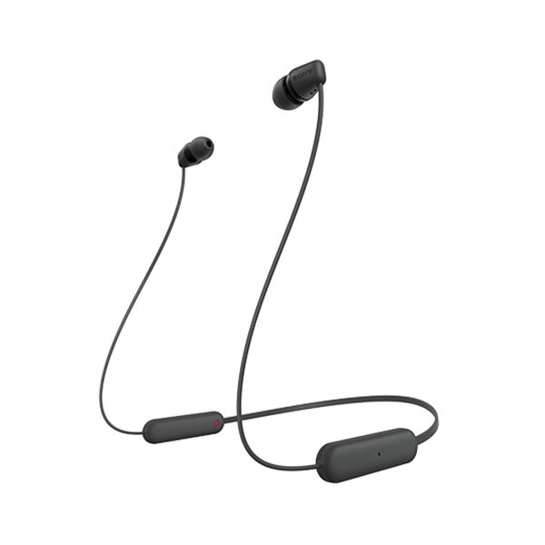 【送料無料】ワイヤレスステレオヘッドセットWI-C100黒