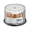 バッファロー 光学メディア CD-R PCデータ用 700MB 法人チャネル向け 50枚+5枚 RO-CR07D-055PWZ(2)