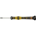 WERA ヴェラ ESD 静電気放電対策 Microstix 精密ドライバー 刃先サイズ00 軸長40mm 030081 工具 ツール DIY 作業工具 道具