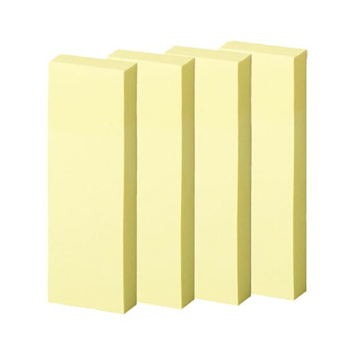 (まとめ) TANOSEE強粘着ふせん 75×25mm パステルカラー・イエロー 1パック(20冊) 【×3セット】 (まとめ) TANOSEE強粘着ふせん 75×25mm パステルカラー・イエロー 1パック(20冊) 【×3セット】