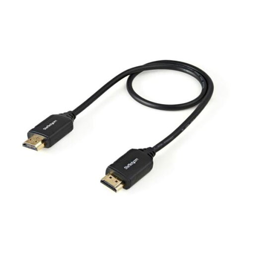 【送料無料】StarTech.com プレミアムハイスピード HDMIケーブル 0.5m オス-オス ブラック HDMM50CMP 1本 【送料無料】StarTech.com プレミアムハイスピード HDMIケーブル 0.5m オス-オス ブラック HDMM50CMP 1本