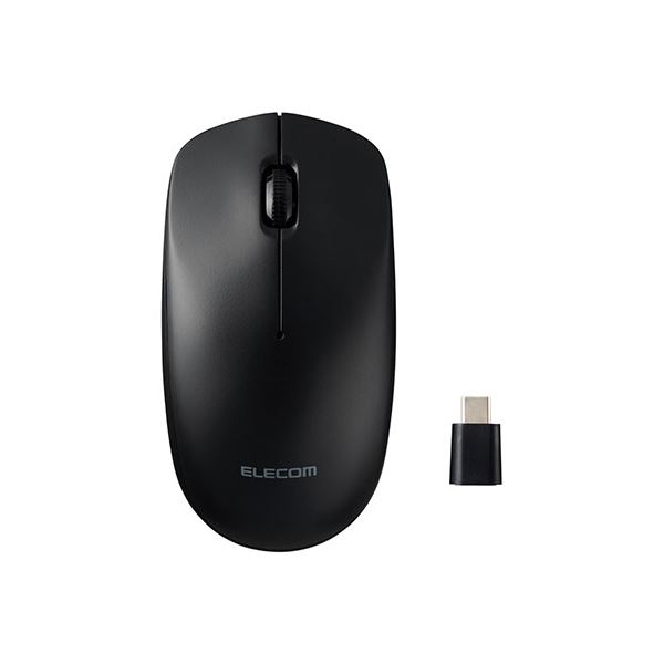 エレコム 無線Type-C3ボタン光学式マウス ブラック M-LE10DRCBK