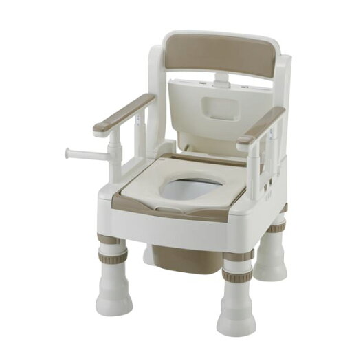 リッチェル 樹脂製ポータブルトイレ ポータブルトイレきらくミニでか(1)MS型アイボリー 45601 リッチェル 樹脂製ポータブルトイレ ポータブルトイレきらくミニでか(1)MS型アイボリー 45601