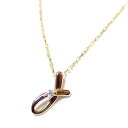 【送料無料】イニシャル ネックレス ダイヤモンド ネックレス 一粒 0.01ct K18 ゴールド 文字 L ダイヤネックレス ペンダント