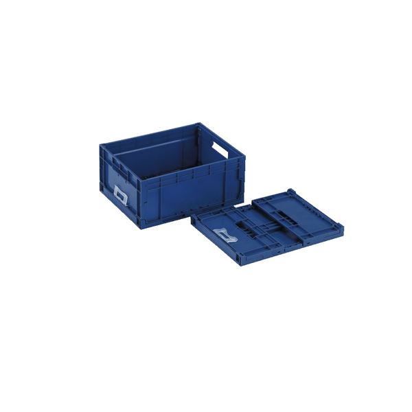 岐阜プラスチック工業 折りたたみコンテナ オリコン 〔13L ダークブルー〕 F-BOX112G 折りたたみ コン..