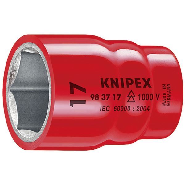 KNIPEX（クニペックス）9837-16 （3／8SQ） 絶縁ソケット 1000V