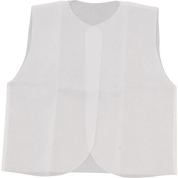 (まとめ)アーテック 衣装ベース 【S ベスト】 不織布 ホワイト(白) 【×30セット】
