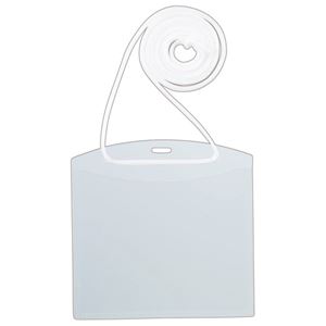 （まとめ） TANOSEE イベント用名札 スタンダードサイズ ひも付 1パック（10個） 【×10セット】