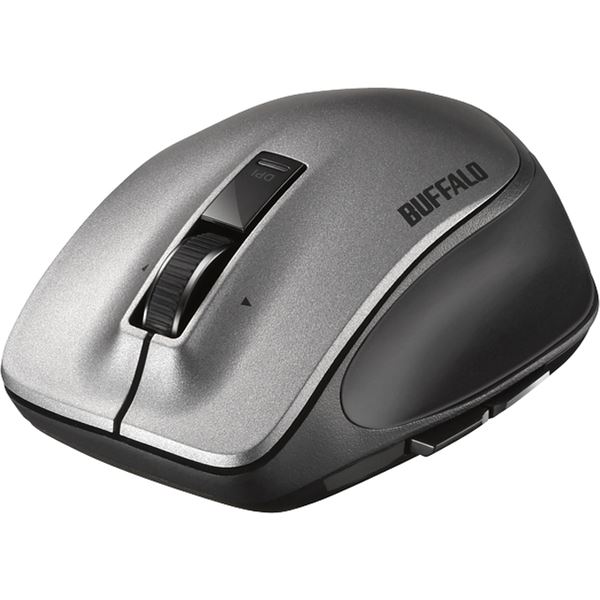 バッファロー 無線 レーザー プレミアムフィットマウス Mサイズ ブラック BSMLW500MBK