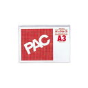 (まとめ) 西敬 パックケース ファスナー付 CK-A3 1枚入 【×5セット】