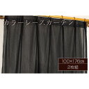 カラー レースカーテン ミラーレース / 100cm×176cm ブラック / 2枚組 洗える アジャスターフック付き 『セルバ2』 九装