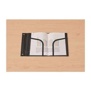 【送料無料】(業務用5セット) つながるカバーシリーズ 書類ファイル ブラック TN-SF-BK