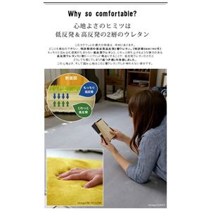 【送料無料】フランネル ラグマット/絨毯 【直径140cm インディゴ】 円形 ホットカーペット 床暖房可 低反発&高反発 防音 防滑【代引不可】