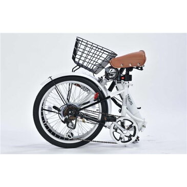 【送料無料】MYPALLAS(マイパラス) 折畳自転車20・6SP・オートライト M-204-MT ミント【代引不可】