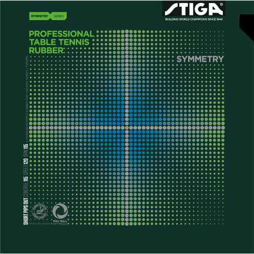 STIGA(スティガ) 表ソフトラバー SYMMETRY(シンメトリー) BLACK 特厚 STIGA(スティガ) 表ソフトラバー SYMMETRY(シンメトリー) BLACK 特厚