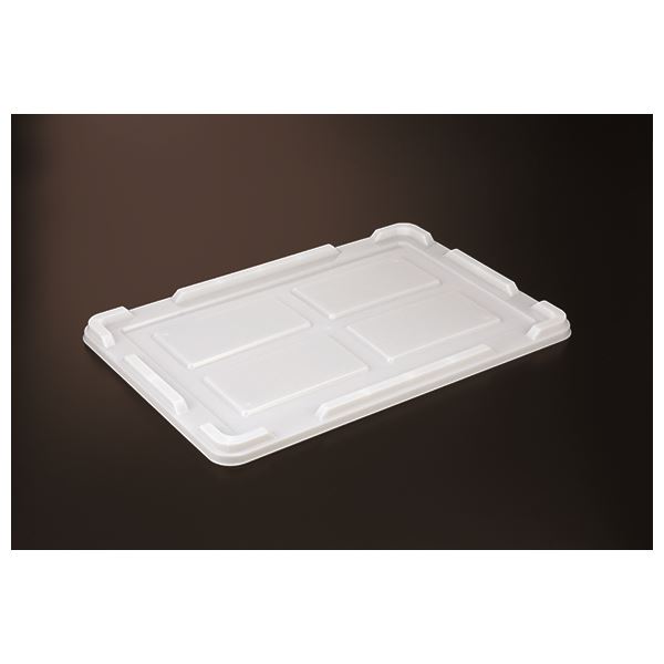 【10個セット】 抗菌 食品用コンテナー/パンコンテナー 【フタのみ単品 #0用蓋】 ナチュラル【代引不可】