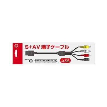 【送料無料】（まとめ）コロンバスサークル SFC用 S端子付AVケーブル CC-FFSC-BK【×3セット】