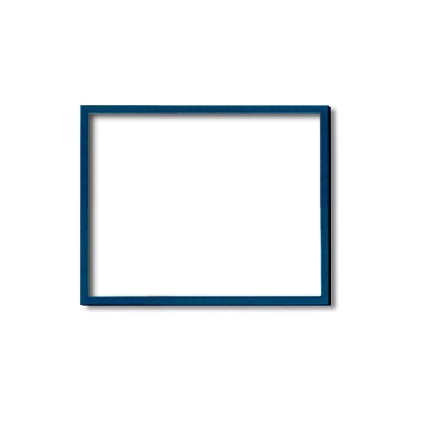 デッサン額縁 額 フレーム 〔 大衣サイズ 509×394mm 〕 ブルー 青 壁掛けひも付き 化粧箱入り 5767